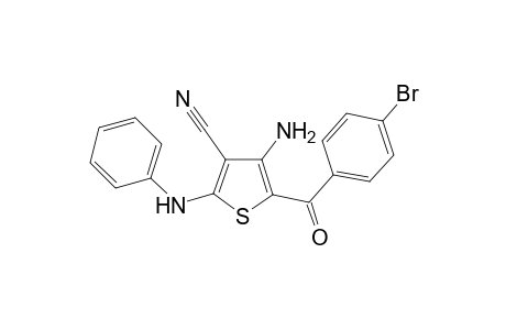 4-Amino-2-anilino-5-(4-bromobenzoyl)-3-thiophenecarbonitrile