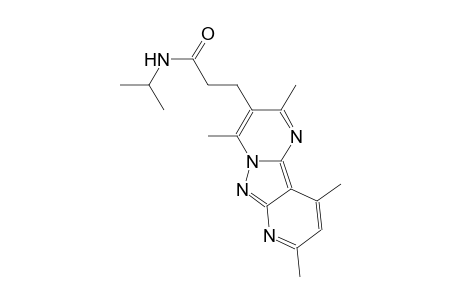 pyrido[2',3':3,4]pyrazolo[1,5-a]pyrimidine-3-propanamide, 2,4,8,10-tetramethyl-N-(1-methylethyl)-