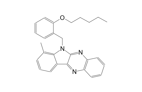 7-methyl-6-[2-(pentyloxy)benzyl]-6H-indolo[2,3-b]quinoxaline
