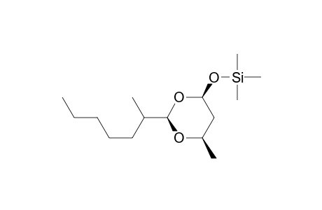 (2R,4S,6R)-2-Heptyl-6-methyl-4-trimethylsiloxy-1,3-dioxane