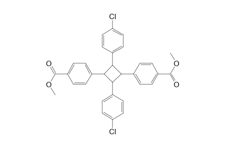 1,3-Bis(4-chlorophenyl)-2,4-bis[p-(methoxycarbonyl)phenyl]cyclobutane