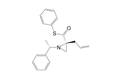 2-Aziridinecarbothioic acid, 1-(1-phenylethyl)-2-(2-propenyl)-, S-phenyl ester, [S-(R*,R*)]-