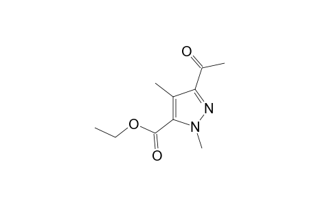 3-acetyl-1,4-dimethylpyrazole-5-carboxylic acid, ethyl ester