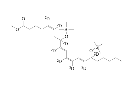 Methyl 8,15-di(trimethylsiloxy)eicosan-5(Z),9(E),11(Z),13(E)-tetraenoate-(5,6,8,9,11,12,14,15-D8)