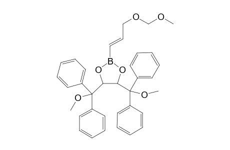 2-[3'-(Methoxymethoxy)prop-1'-enyl)-4,5-bis[[(methoxy)(diphenyl)methyl]-1,3,2-dioxaborolane