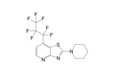 7-(heptafluoropropyl)-2-(piperidino)thiazolo[4,5-b]pyridine