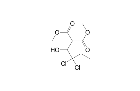 Propanedioic acid, (2,2-dichloro-1-hydroxybutyl)-, dimethyl ester