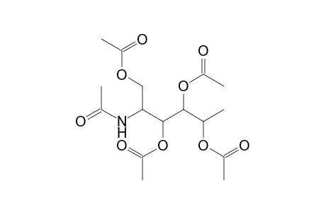 1,3,4,5-Tetra-O-acetyl-2-(acetylamino)-2,6-dideoxyhexitol