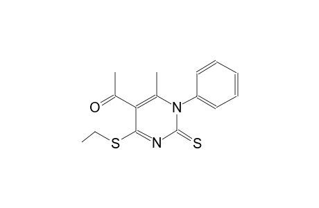 1-[4-(ethylsulfanyl)-6-methyl-1-phenyl-2-thioxo-1,2-dihydro-5-pyrimidinyl]ethanone