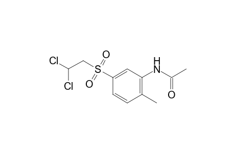 5'-[(2,2-dichloroethyl)sulfonyl]-o-acetotoluidide