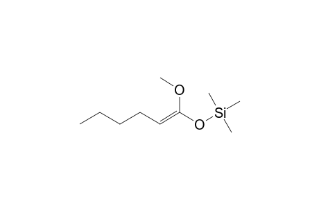 (E)-1-(Trimethylsiloxy)-1-methoxy-1-hexene