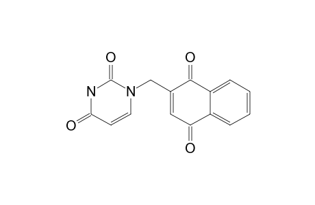 1-[(1,4-DIOXO-1,4-DIHYDRO-NAPHTHALEN-2-YL)-METHYL]-PYRIMIDINE-2,4(1H,3H)-DIONE