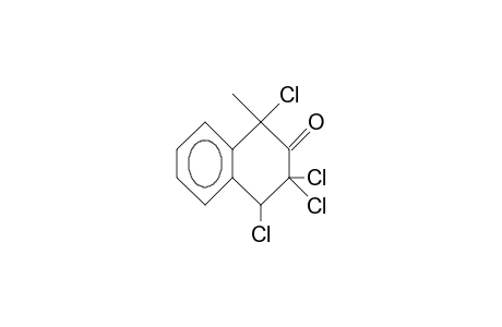 R-1,3,3,cis-4-Tetrachloro-1-methyl-tetralin-2-one