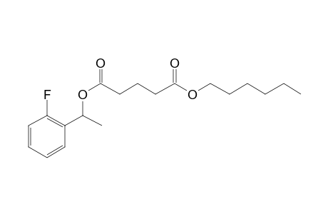 Glutaric acid, 1-(2-fluorophenyl)ethyl hexyl ester