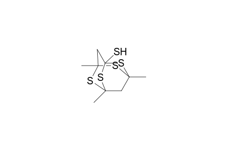 2,4,6,8-Tetrathiatricyclo[3.3.1.1(3,7)]decane-1-thiol, 3,5,7-trimethyl-