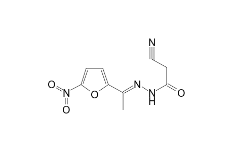 2-Cyano-N'-[(E)-1-(5-nitro-2-furyl)ethylidene]acetohydrazide