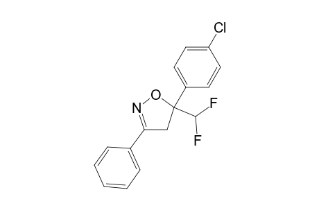 5-(4-Chlorophenyl)-5-(difluoromethyl)-3-phenyl-4,5-dihydroisoxazole