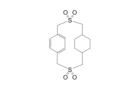 2,11-Dithia-4,5,6,7,8,9-hexahydro[3.3]paracyclophane-2,2,11,11-tetraoxide
