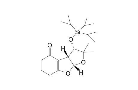 (3S,3aR,8aS)-2,2-Dimethyl-2,3,3a,6,7,8a-hexahydro-3-[(triisopropyl)silyloxy]-5H-1,8-dioxacyclopenta[a]indene-4-one