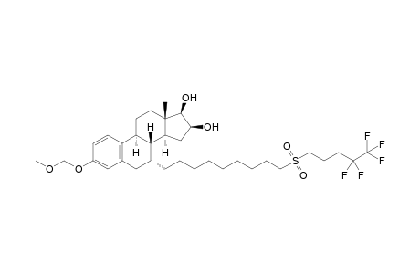 (7R,8R,9S,13S,14S,16S,17R)-3-(methoxymethoxy)-13-methyl-7-[9-(4,4,5,5,5-pentafluoropentylsulfonyl)nonyl]-6,7,8,9,11,12,14,15,16,17-decahydrocyclopenta[a]phenanthrene-16,17-diol