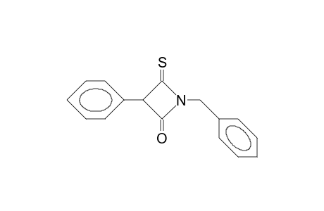 1-Benzyl-3-phenyl-4-thioxo-azetidin-2-one