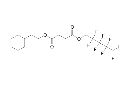 Succinic acid, 2,2,3,3,4,4,5,5-octafluoropentyl 2-cyclohexylethyl ester