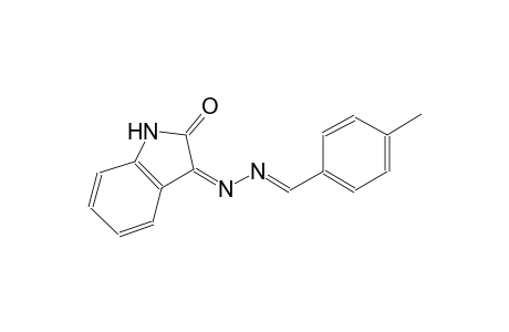 4-methylbenzaldehyde [(3Z)-2-oxo-1,2-dihydro-3H-indol-3-ylidene]hydrazone