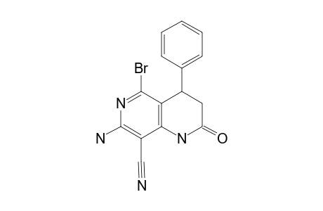 7-Amino-5-bromo-8-cyano-3,4-dihydro-4-phenyl-1,6-naphthyridin-2(1H)-one