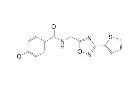 benzamide, 4-methoxy-N-[[3-(2-thienyl)-1,2,4-oxadiazol-5-yl]methyl]-