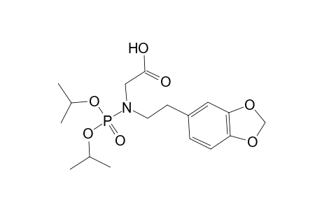 [[2-(1,3-Benzodioxol-5-yl)ethyl](diisopropoxyphosphoryl)amino]acetic acid