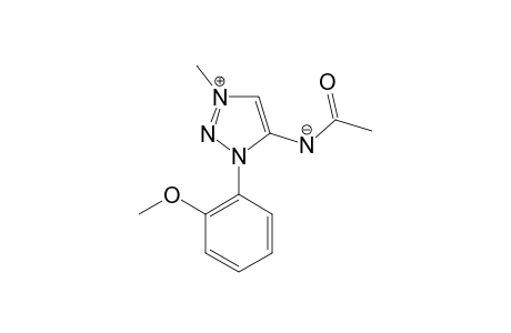 1-(2-METHOXYPHENYL)-3-METHYL-5-ACETAMIDYL-1,2,3-TRIAZOLE