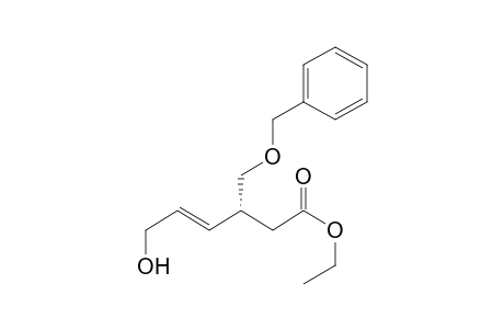 (E)-(R)-3-Benzyloxymethyl-6-hydroxy-hex-4-enoic acid ethyl ester
