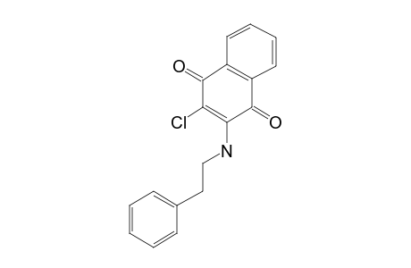 2-Chloro-3-[(2-phenylethyl)amino]naphthoquinone