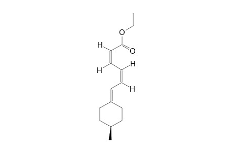 ETHYL-(2Z,4Z)-6-[(AS)-4-METHYL-CYClOHEXYLIDENE]-2,4-HEXADIENOATE;VITAMIN-D-DERIVATIVE