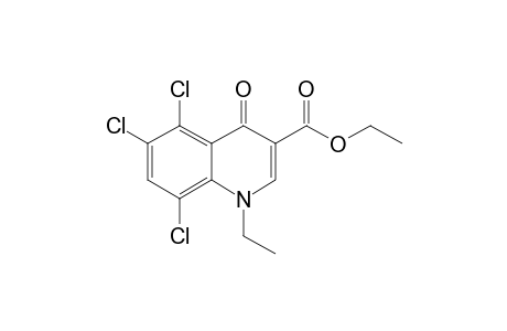 5,6,8-TRICHLORO-1,4-DIHYDRO-1-ETHYL-4-OXOQUINOLINE-3-CARBOXYLIC-ACID-ETHYLESTER