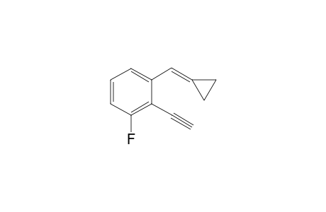 1-(cyclopropylidenemethyl)-2-ethynyl-3-fluorobenzene