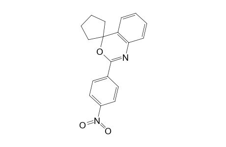 2-(p-Nitrophenyl)spiro[3,1-benzoxazine-4,1'-cyclopentane]