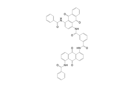 N1-[4-(Benzoylamino)-9,10-dioxo-9,10-dihydro-1-anthracenyl]-N3-[5-(benzoylamino)-9,10-dioxo-9,10-dihydro-1-anthracenyl]isophthalamide