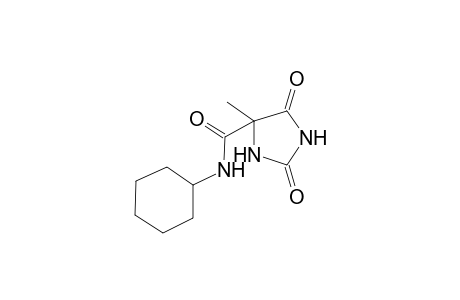 N-cyclohexyl-2,5-diketo-4-methyl-imidazolidine-4-carboxamide