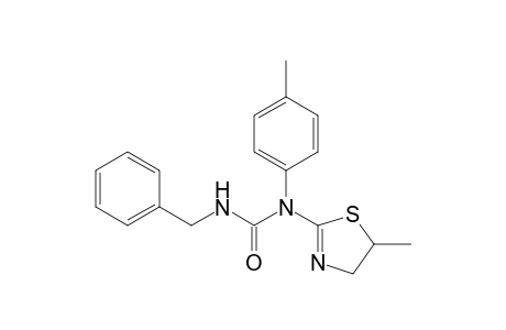 3-Benzyl-1-(5-methyl-4,5-dihydro-1,3-thiazol-2-yl)-1-(4-methylphenyl)urea