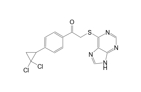 ethanone, 1-[4-(2,2-dichlorocyclopropyl)phenyl]-2-(9H-purin-6-ylthio)-