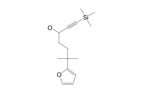 6-(2-FURYL)-6-METHYL-1-(TRIMETHYLSILYL)-1-HEPTYN-3-OL