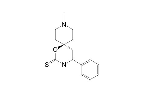 4-PHENYL-9-METHYL-1-OXA-3,9-DIAZASPIRO-[5,5]-UNDECAN-2-THIONE