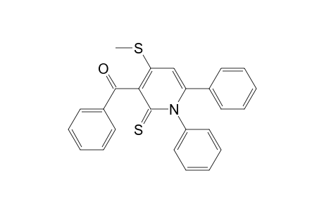 (4-methylsulfanyl-1,6-diphenyl-2-sulfanylidene-pyridin-3-yl)-phenyl-methanone