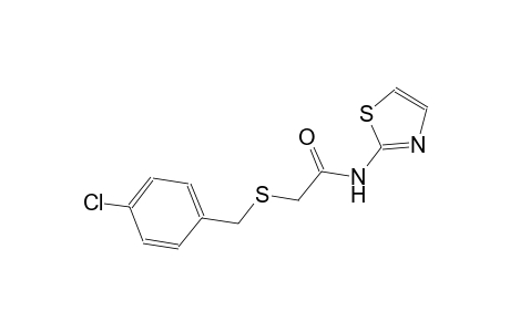 acetamide, 2-[[(4-chlorophenyl)methyl]thio]-N-(2-thiazolyl)-