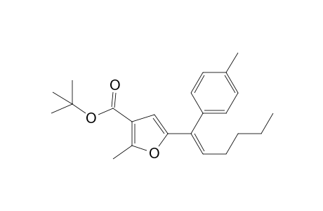 tert-Butyl (E)-2-methyl-5-(1-p-tolylhex-1-en-1-yl)furan-3-carboxylate