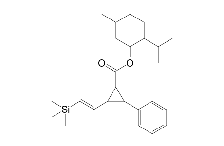 (-)-Menthyl 2-phenyl-3-[2-(trimethylsilyl)ethenyl]cyclopropane-1-carboxylate