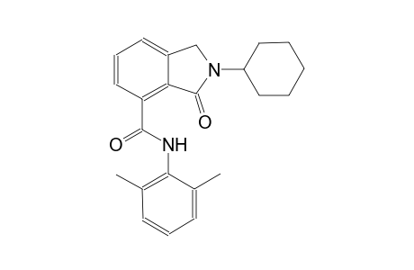 1H-isoindole-4-carboxamide, 2-cyclohexyl-N-(2,6-dimethylphenyl)-2,3-dihydro-3-oxo-