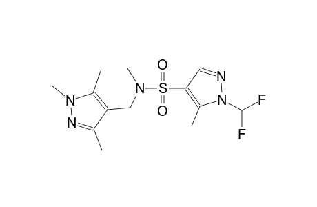 1H-pyrazole-4-sulfonamide, 1-(difluoromethyl)-N,5-dimethyl-N-[(1,3,5-trimethyl-1H-pyrazol-4-yl)methyl]-
