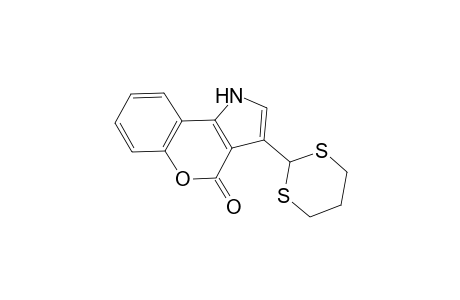 3-(1,3-Dithian-2-yl)-[1]benzopyrano[4,3-b]pyrrol-4(1H)-one